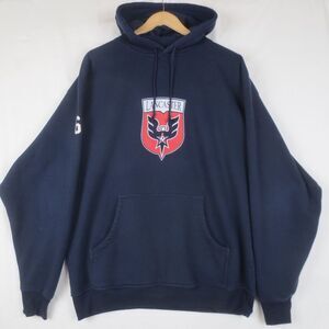 Lancaster GTM Sports Wear Hoodie Mens L Blue Long Sleeve Hooded Pullover‎ Logo